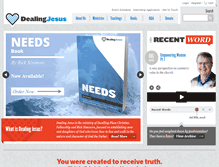 Tablet Screenshot of dealingjesus.org